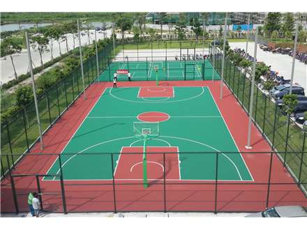 籃球場地施工005